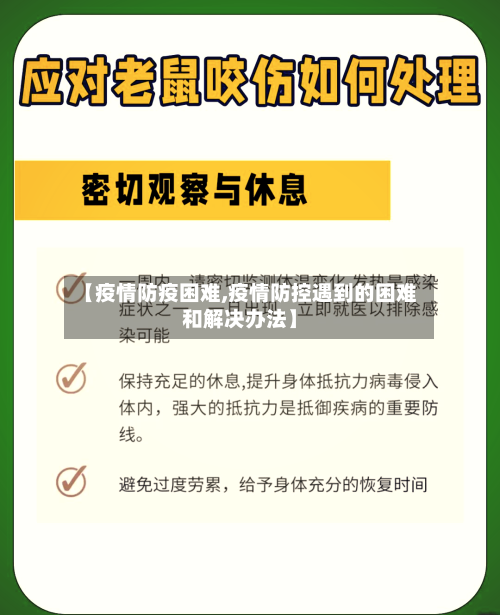 【疫情防疫困难,疫情防控遇到的困难和解决办法】
