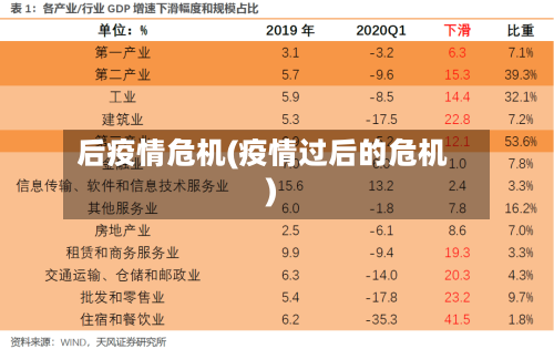 后疫情危机(疫情过后的危机)