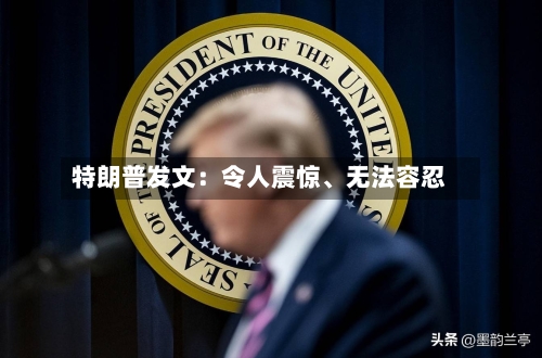 特朗普发文：令人震惊、无法容忍
