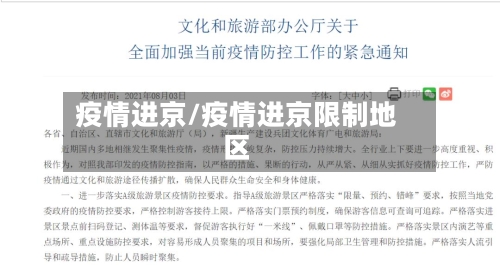 疫情进京/疫情进京限制地区