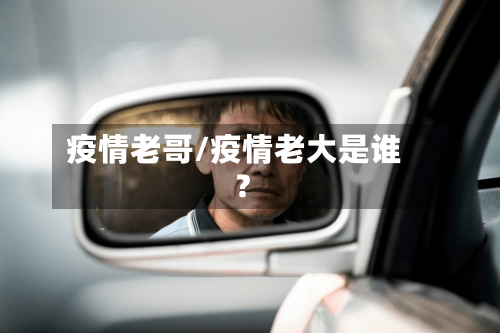 疫情老哥/疫情老大是谁?