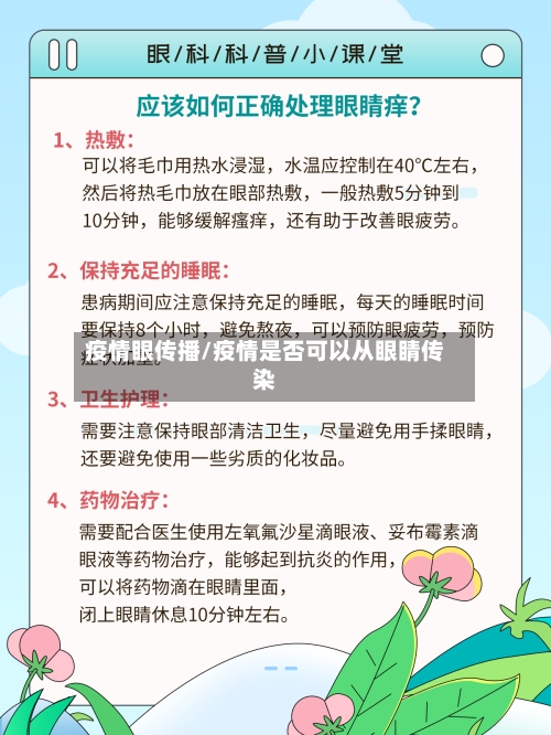 疫情眼传播/疫情是否可以从眼睛传染