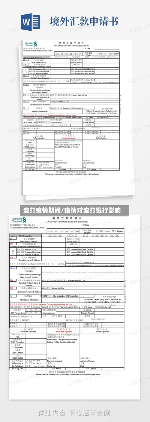 渣打疫情期间/疫情对渣打银行影响